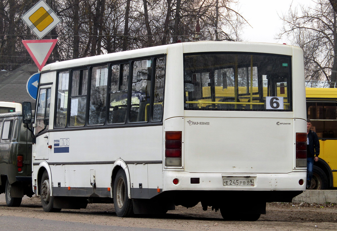 Тверская область, ПАЗ-320412-05 № Е 245 РВ 69