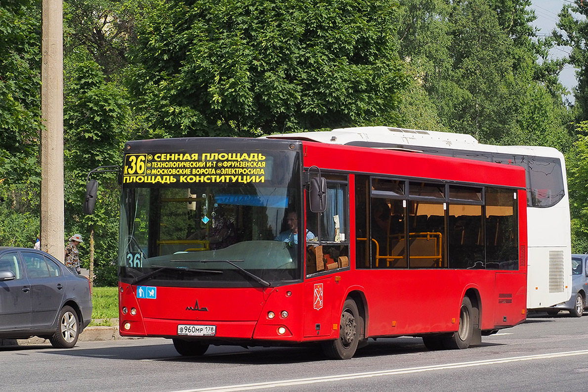 Санкт-Петербург, МАЗ-206.067 № В 960 МР 178