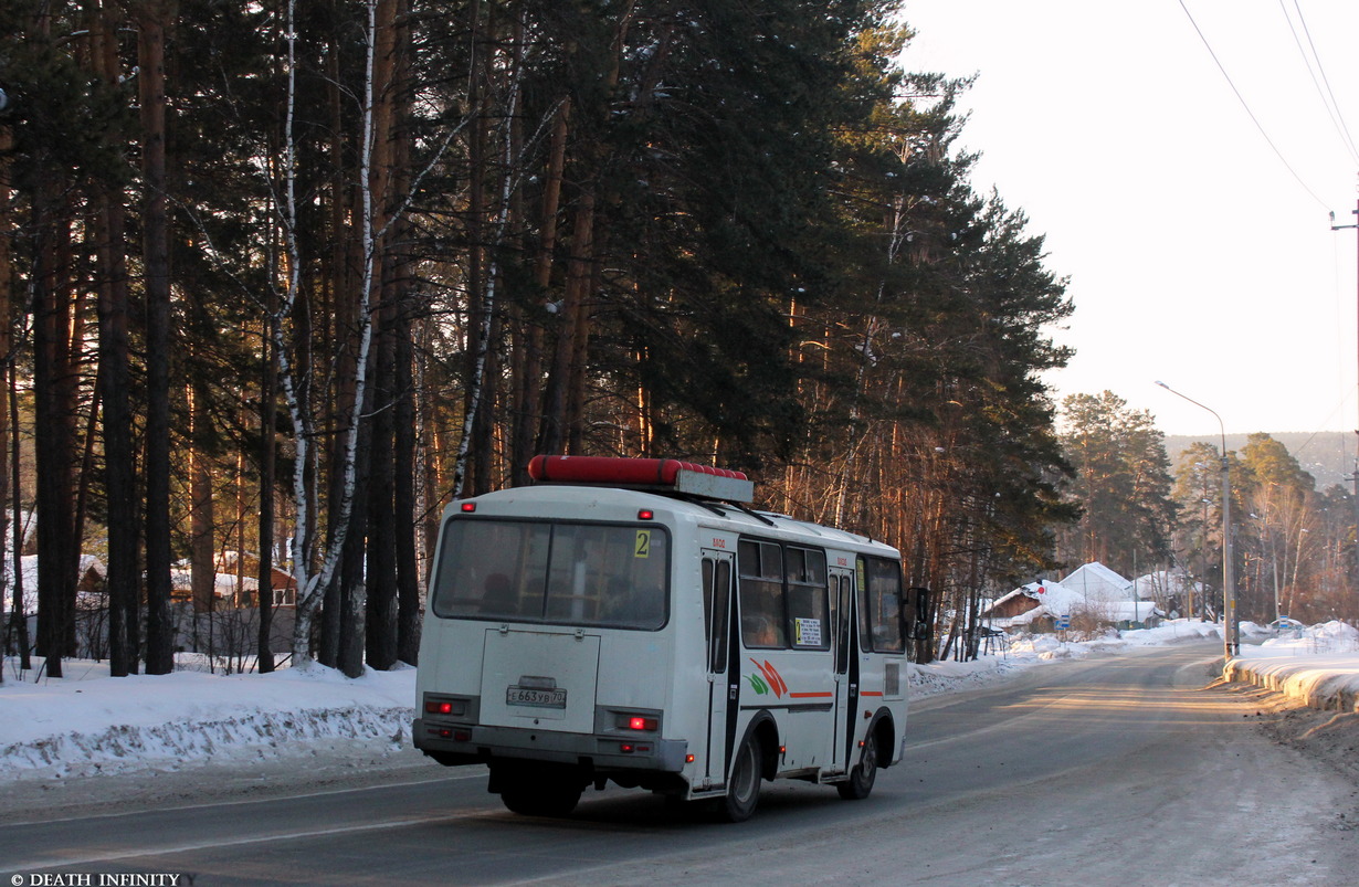 Томская область, ПАЗ-32054 № Е 663 УВ 70