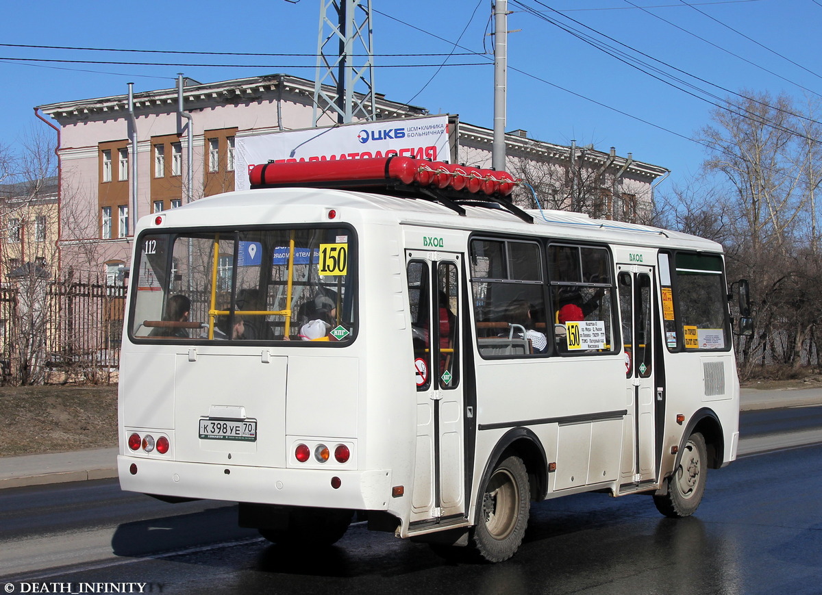 Томская область, ПАЗ-32054 № К 398 УЕ 70