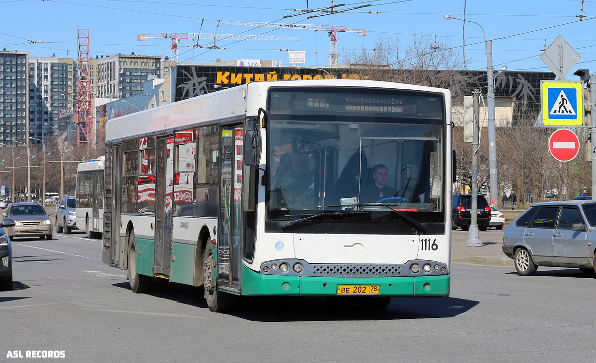 Санкт-Петербург, Волжанин-5270-20-06 "СитиРитм-12" № 1116