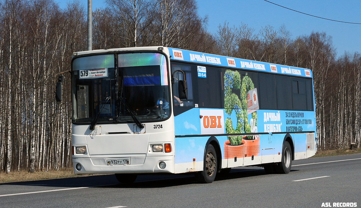 Санкт-Петербург, ЛиАЗ-5256.61 № 3724