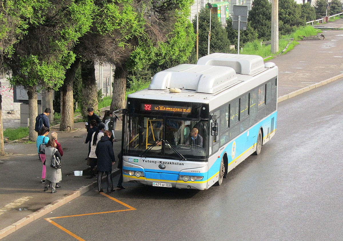 Алматы, Yutong ZK6118HGA № 408