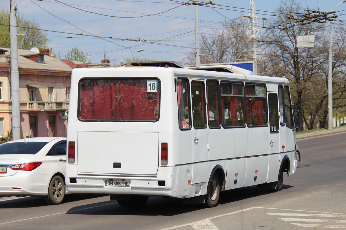 Одесская область, БАЗ-А079.23 "Мальва" № BH 4886 HE