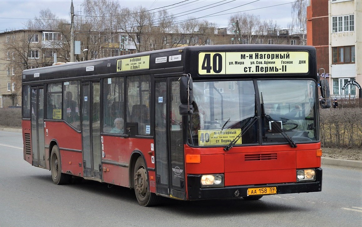 Пермский край, Mercedes-Benz O405N2 № АА 158 59