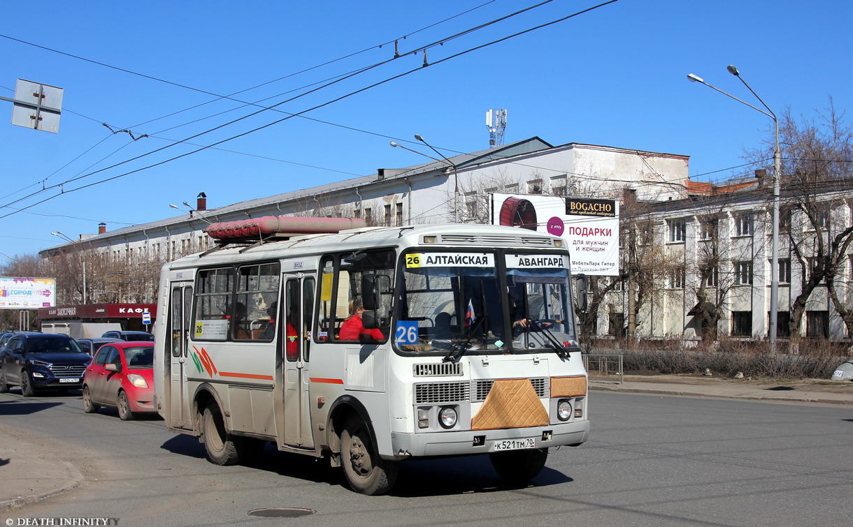 Томская область, ПАЗ-32054 № К 521 ТМ 70