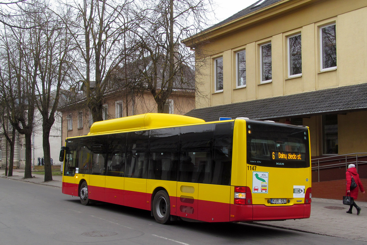 Литва, MAN A21 Lion's City NL273 CNG № 1147