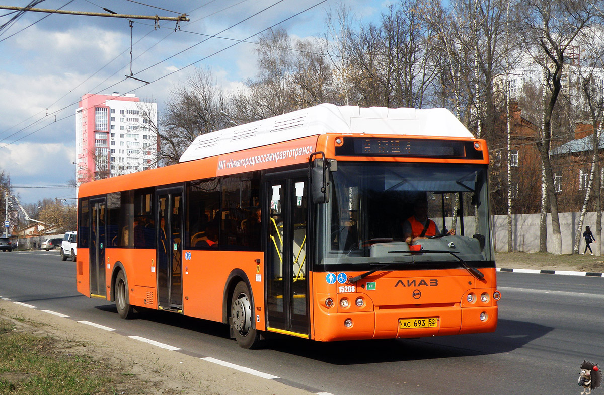 Нижегородская область, ЛиАЗ-5292.67 (CNG) № 15208