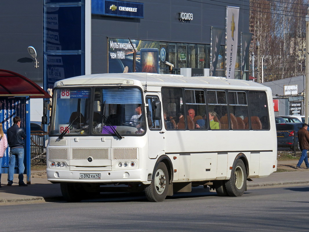 Kirov region, PAZ-4234-04 № О 392 ХА 43