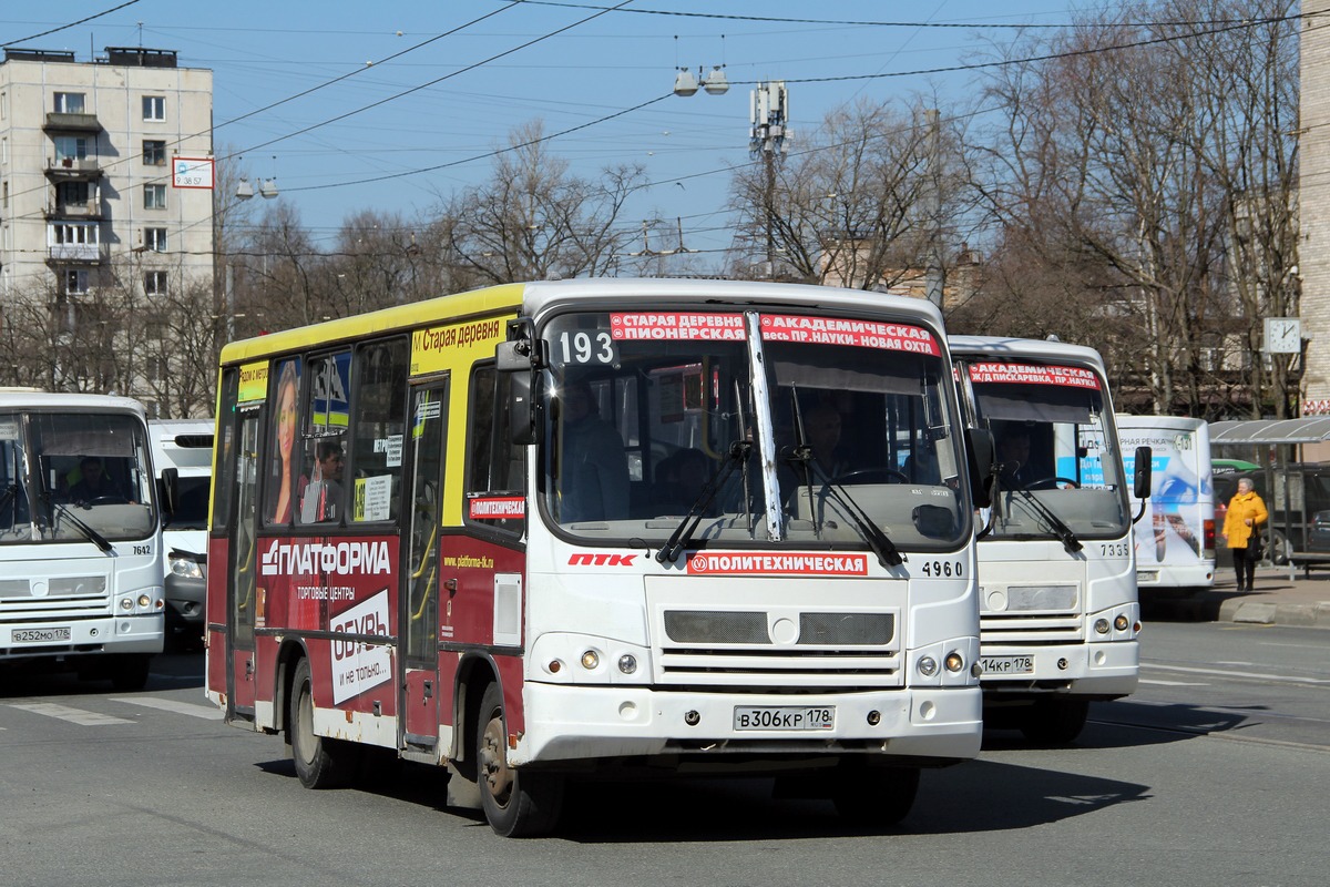 Санкт-Петербург, ПАЗ-320402-05 № n960