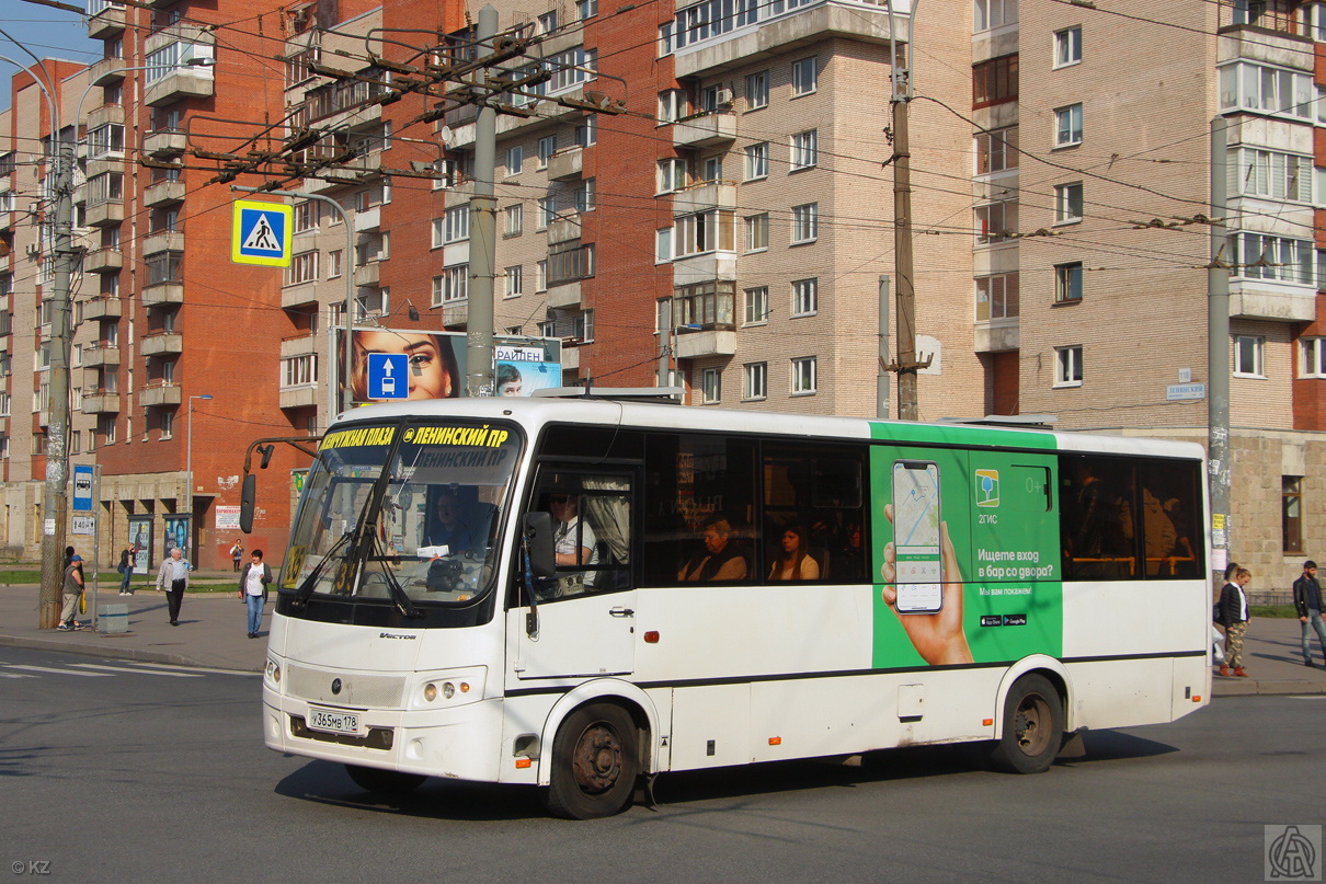 Санкт-Петербург, ПАЗ-320414-05 "Вектор" (1-2) № У 365 МВ 178