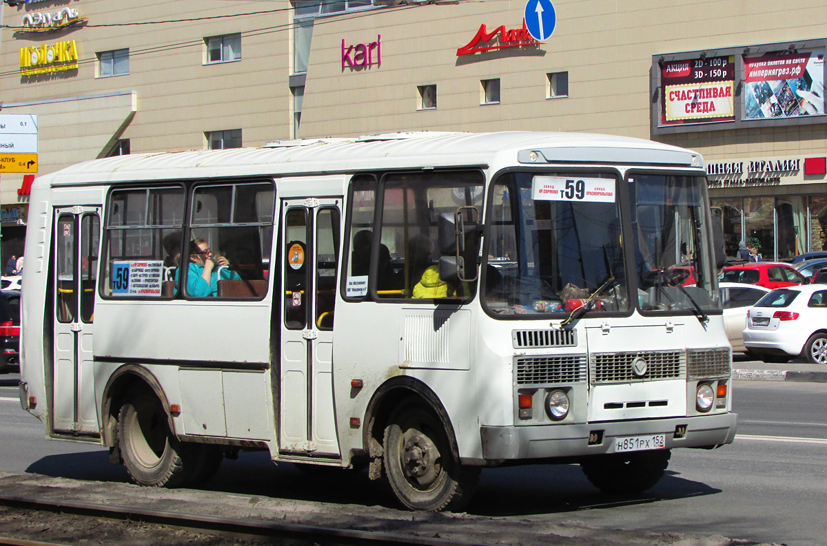 Нижегородская область, ПАЗ-32054 № Н 851 РХ 152