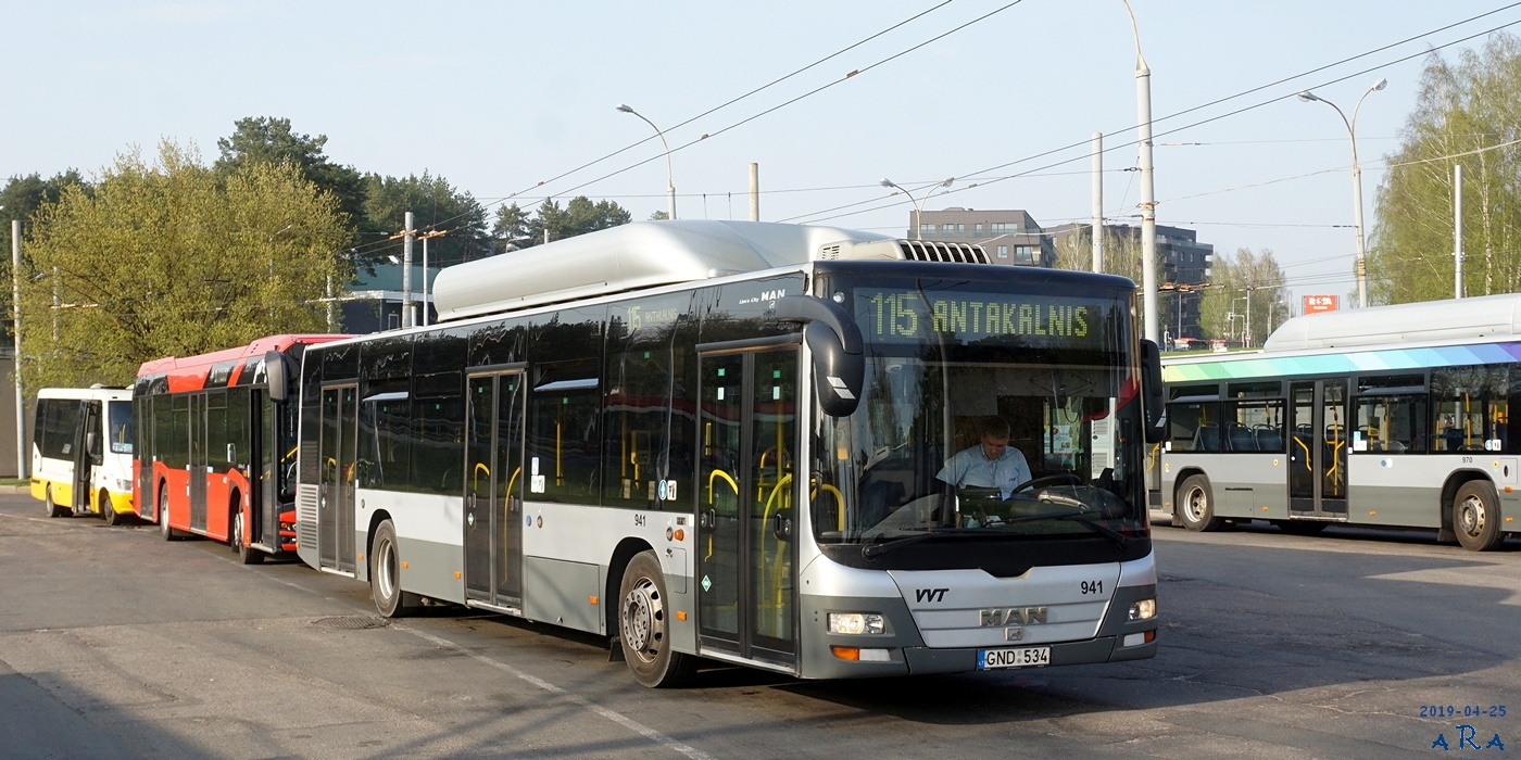 Литва, MAN A21 Lion's City NL273 CNG № 941