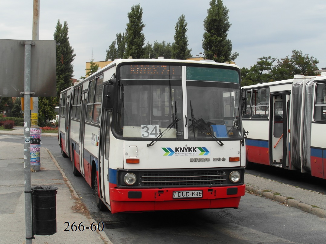 Maďarsko, Ikarus 280.40A č. DUD-698