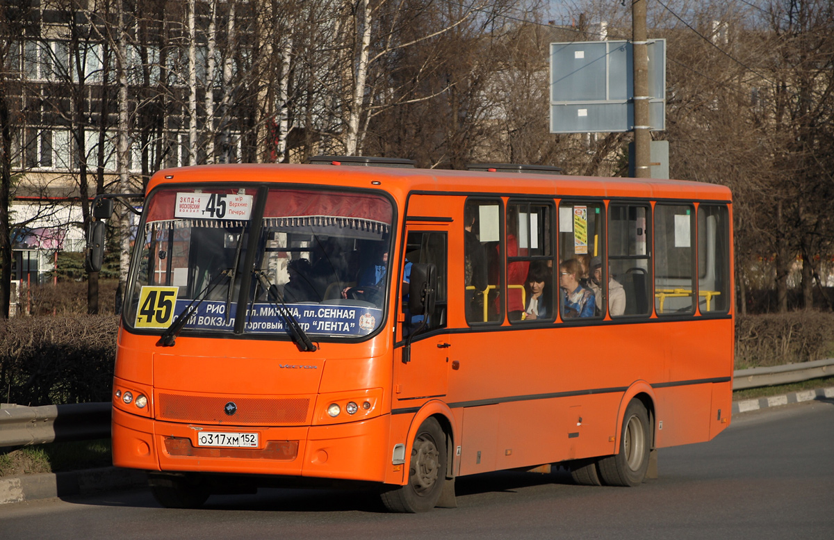 Нижегородская область, ПАЗ-320414-05 "Вектор" № О 317 ХМ 152