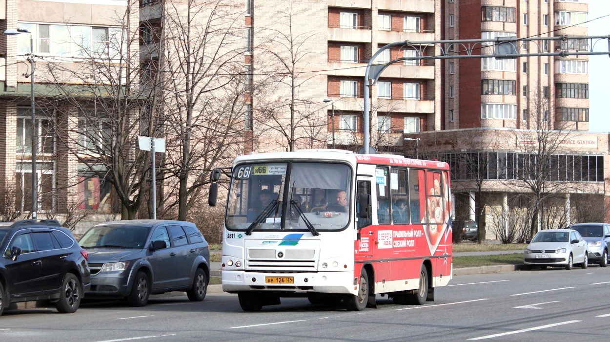 Санкт-Петербург, ПАЗ-320302-11 № 9811