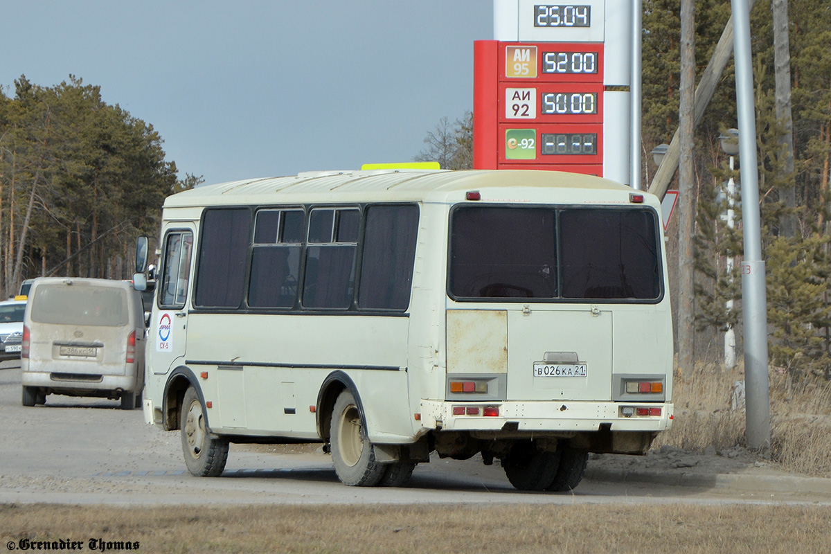 Чувашия, ПАЗ-32054 № В 026 КА 21