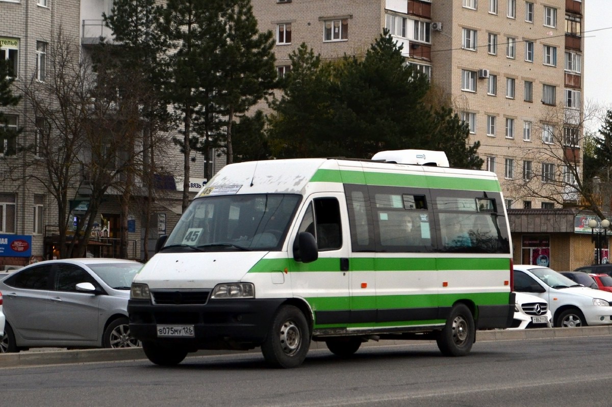 Ставропольский край, FIAT Ducato 244 CSMMC-RLL, -RTL № В 075 МУ 126