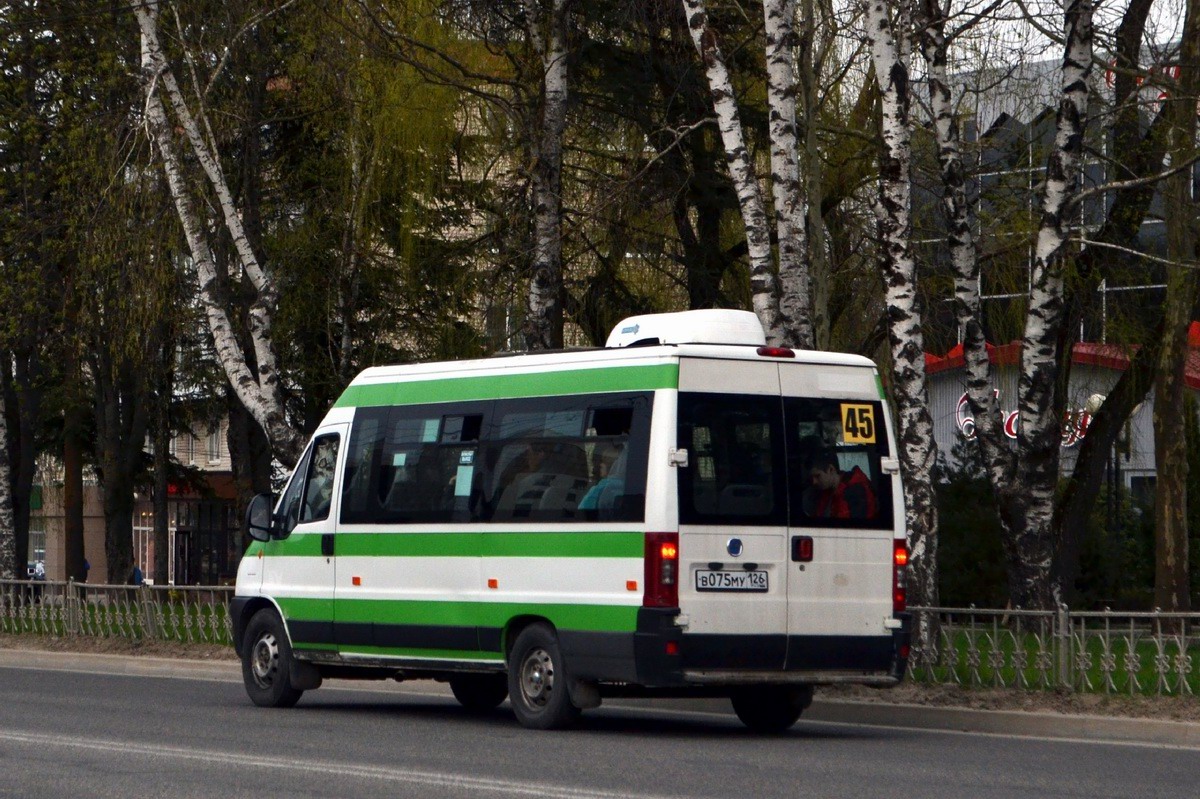 Ставропольский край, FIAT Ducato 244 CSMMC-RLL, -RTL № В 075 МУ 126