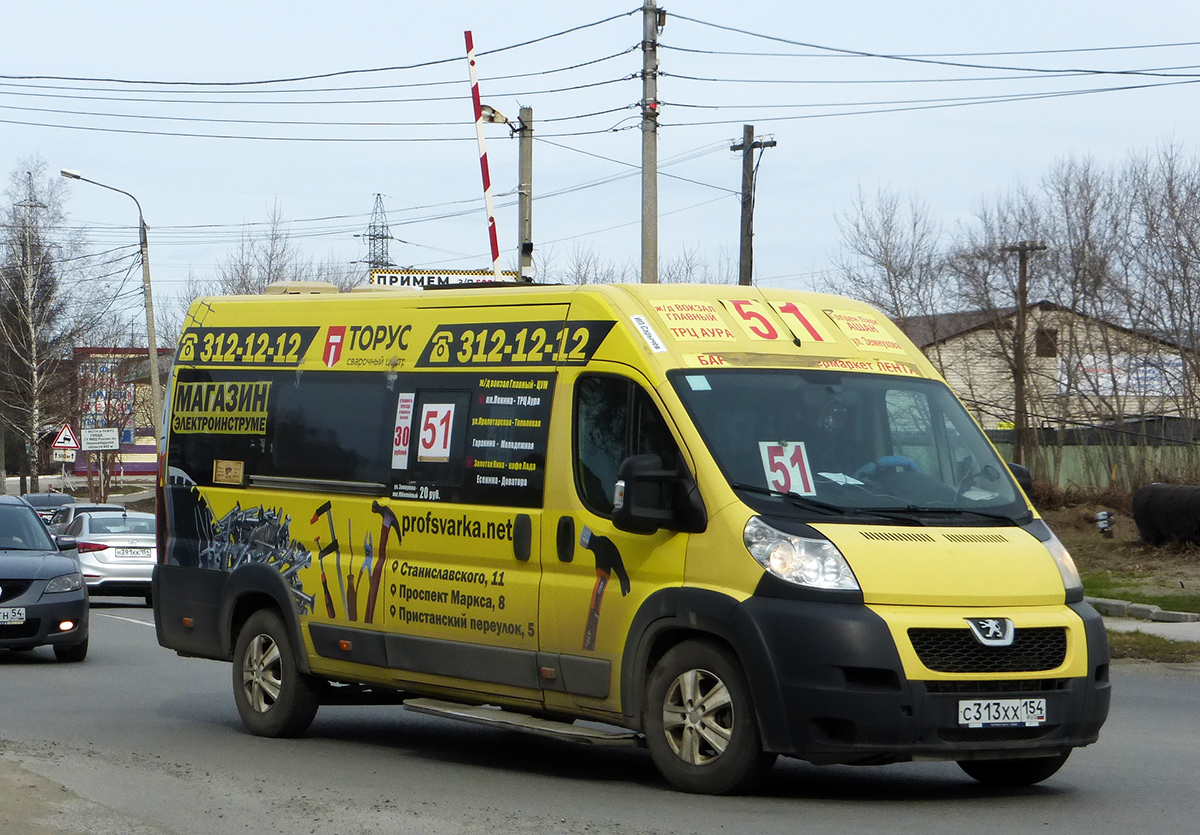 Новосибирская область, Промтех-22437* (Peugeot Boxer) № С 313 ХХ 154