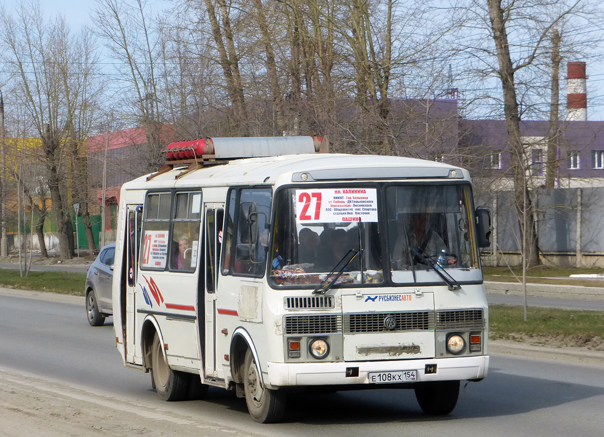 Новосибирская область, ПАЗ-32054 № Е 108 КХ 154