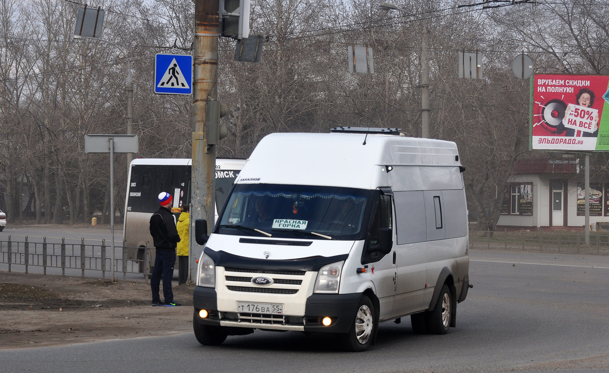 Omsk region, Nizhegorodets-222709  (Ford Transit) № Т 176 ВА 55