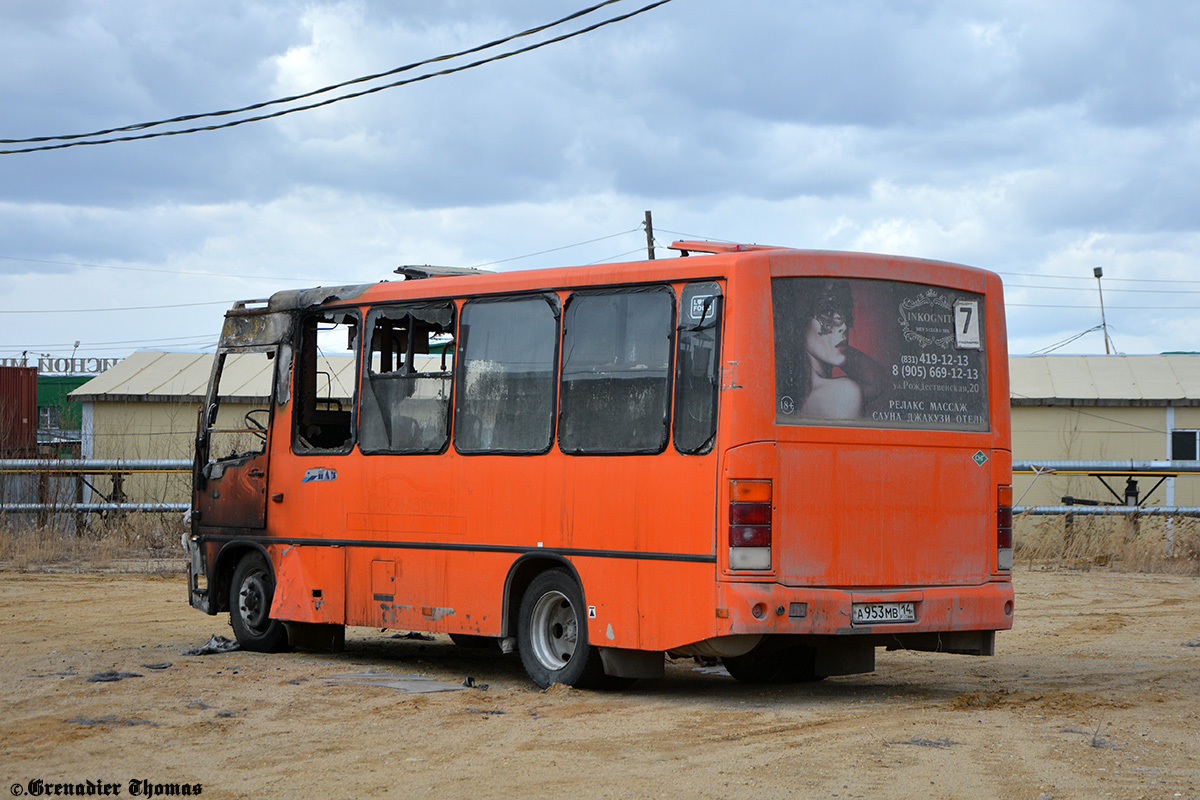 Саха (Якутия), ПАЗ-320302-08 № А 953 МВ 14