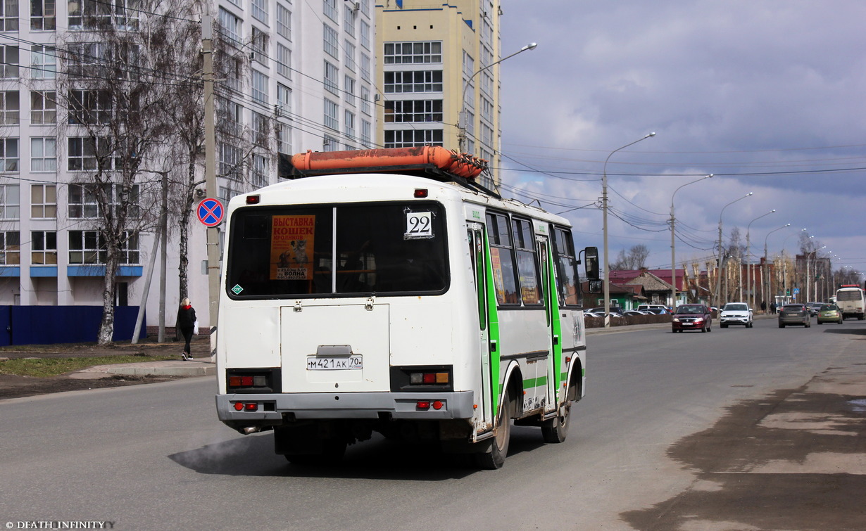 Томская область, ПАЗ-32054 № М 421 АК 70