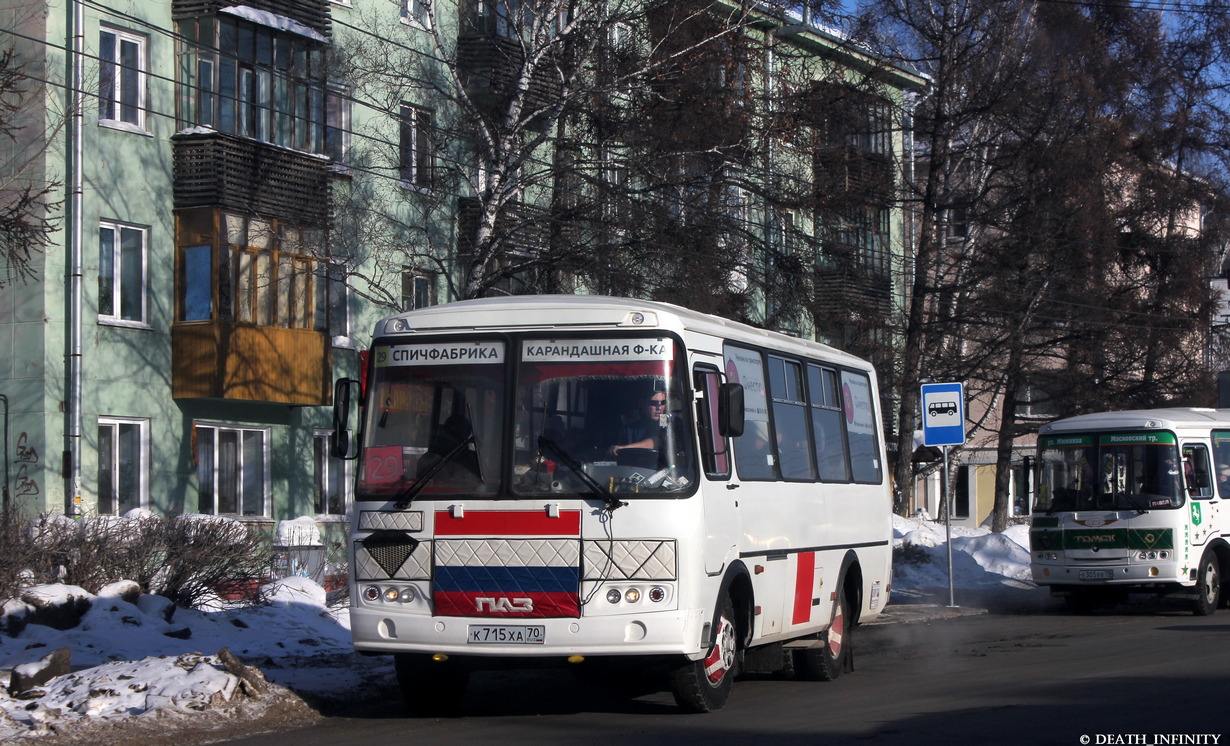 Томская область, ПАЗ-32054 № К 715 ХА 70