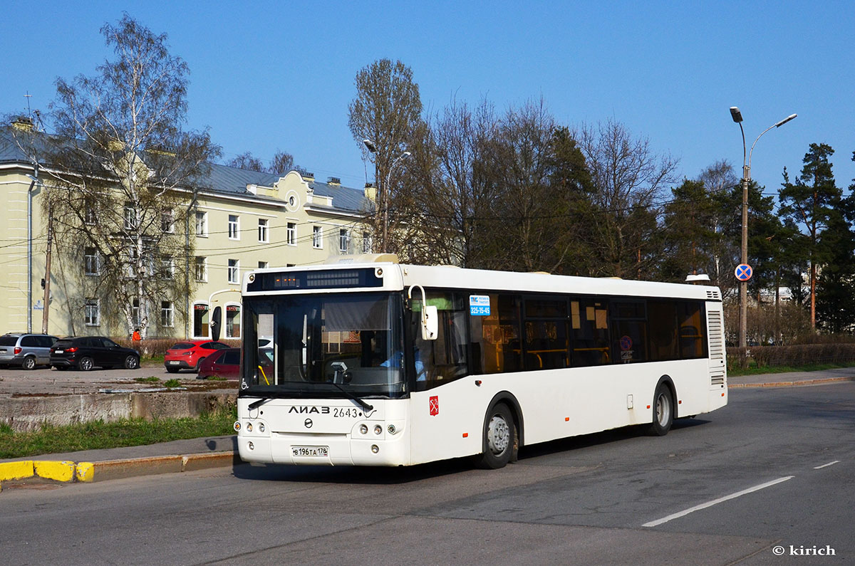 Санкт-Петербург, ЛиАЗ-5292.60 № 2643