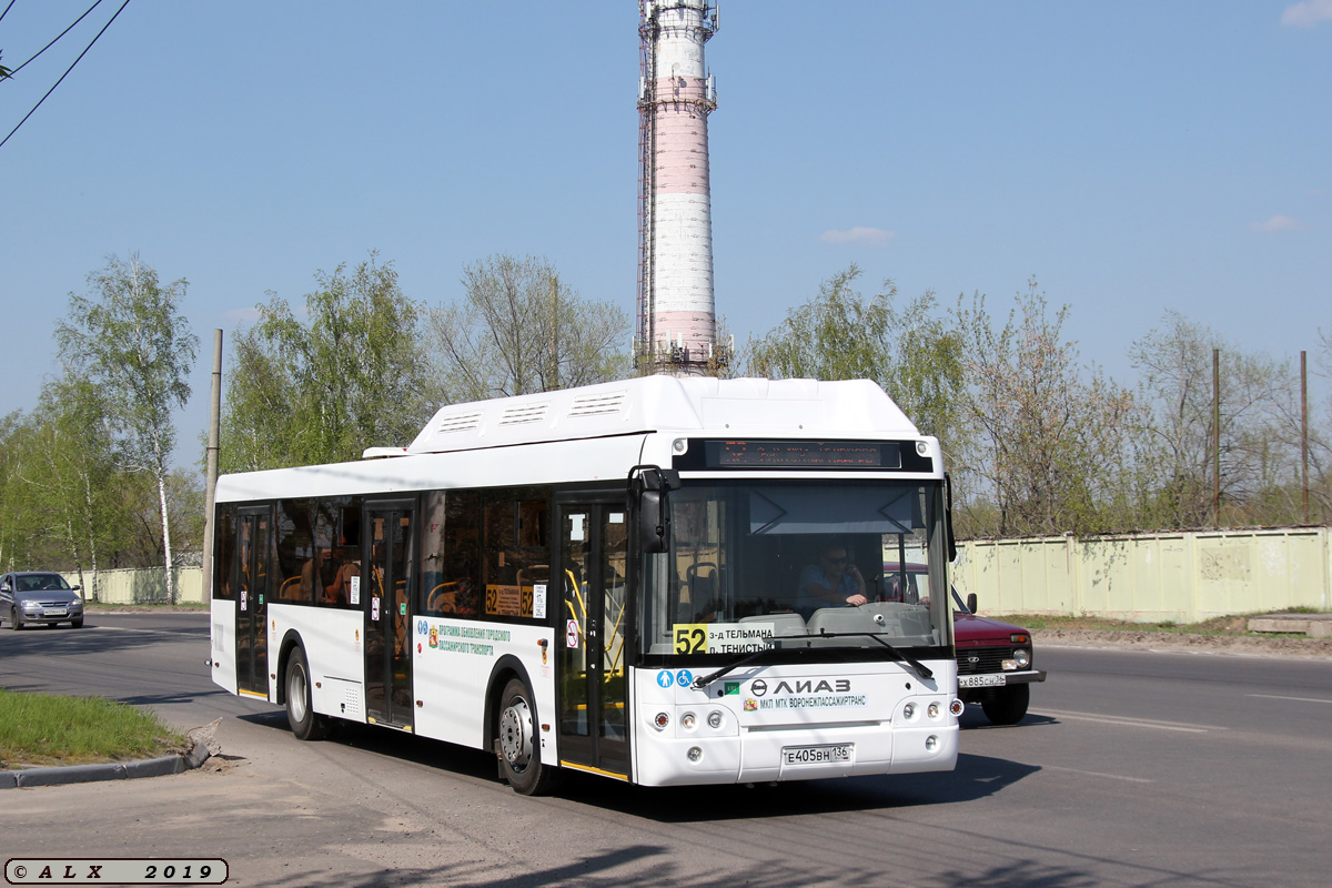 Воронежская область, ЛиАЗ-5292.67 (CNG) № Е 405 ВН 136