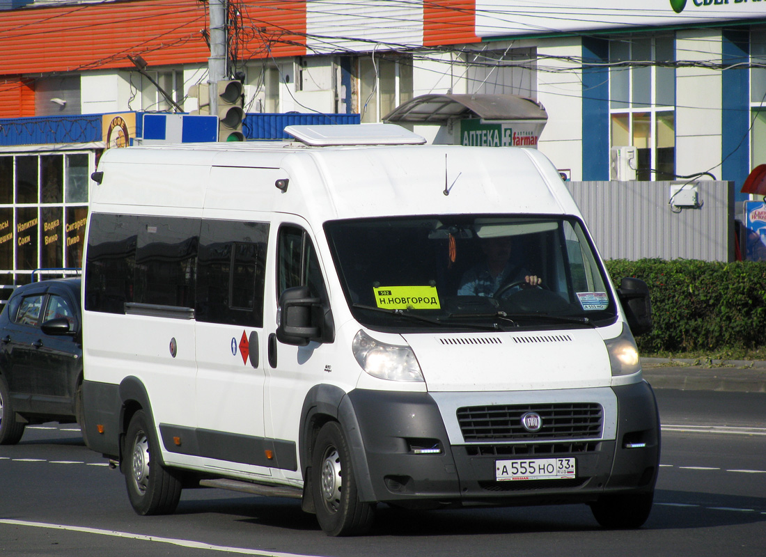 Владимирская область, Нижегородец-FST613 (FIAT Ducato) № А 555 НО 33