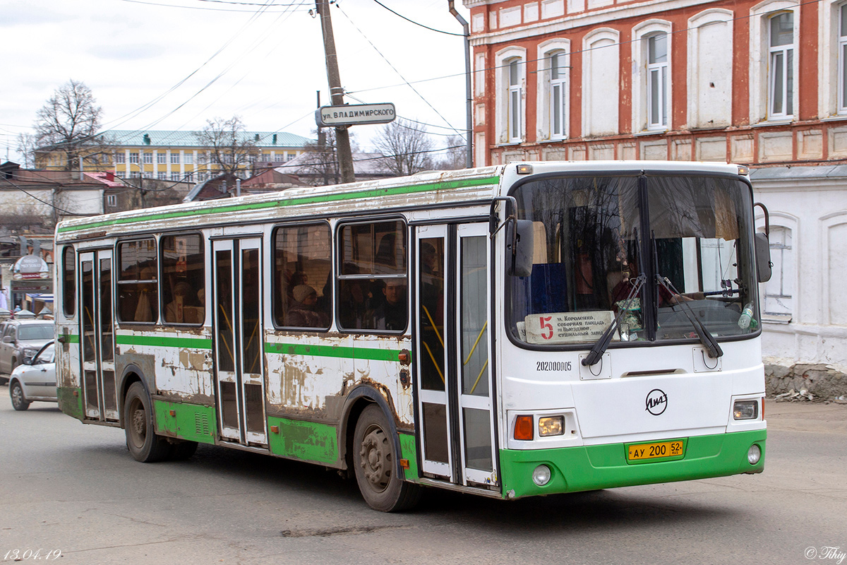 Нижегородская область, ЛиАЗ-5256.36 № АУ 200 52