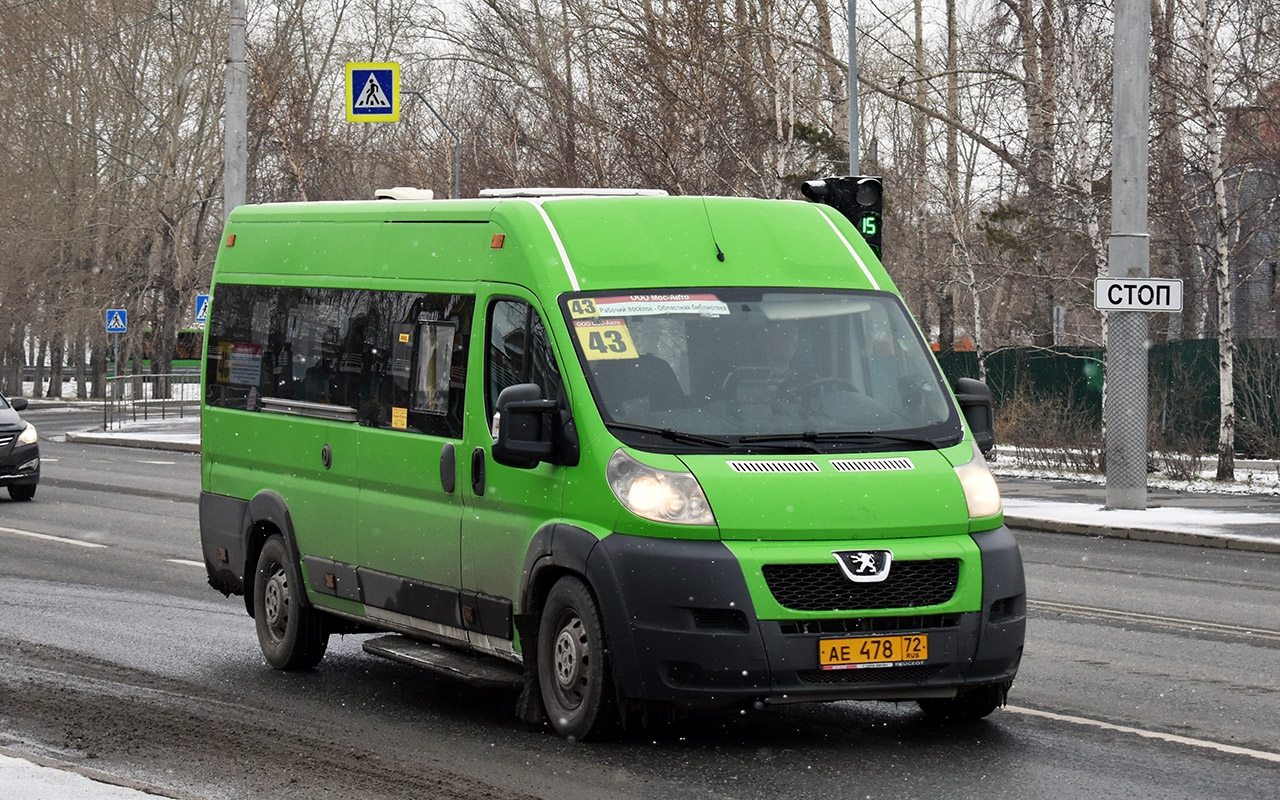 Тюменская область, Нижегородец-2227SK (Peugeot Boxer) № АЕ 478 72