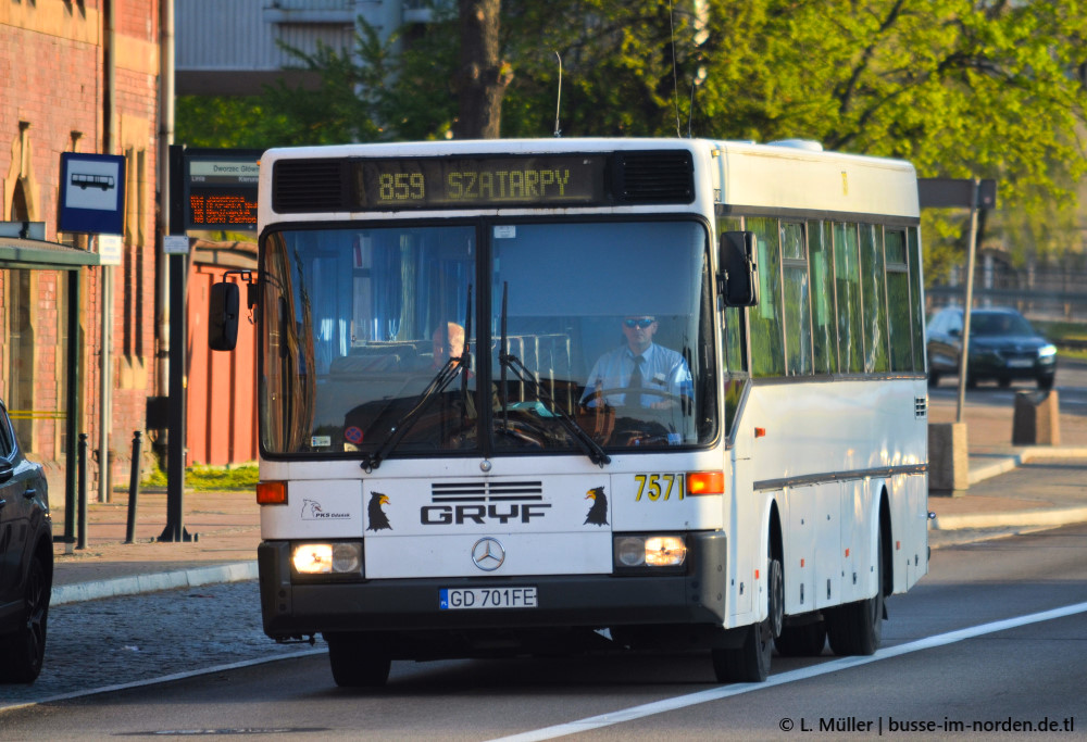 Польша, Mercedes-Benz O407 № 7571