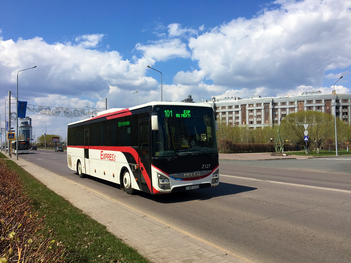 Астана, IVECO Crossway LINE 13M (СарыаркаАвтоПром) № Z127