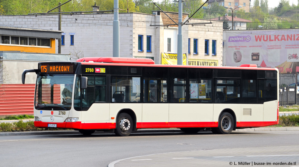 Lenkija, Mercedes-Benz O530 Citaro facelift Nr. 2760