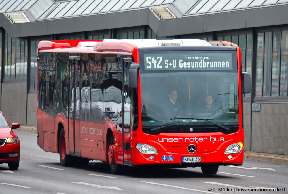 Мекленбург-Передняя Померания, Mercedes-Benz Citaro C2 Ü № 36