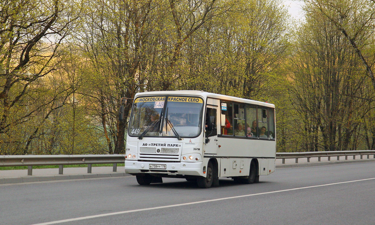 Санкт-Петербург, ПАЗ-320402-05 № В 738 РР 178