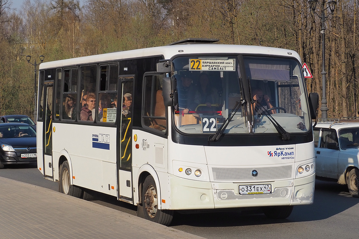 Ленинградская область, ПАЗ-320412-05 "Вектор" № О 331 ЕХ 47