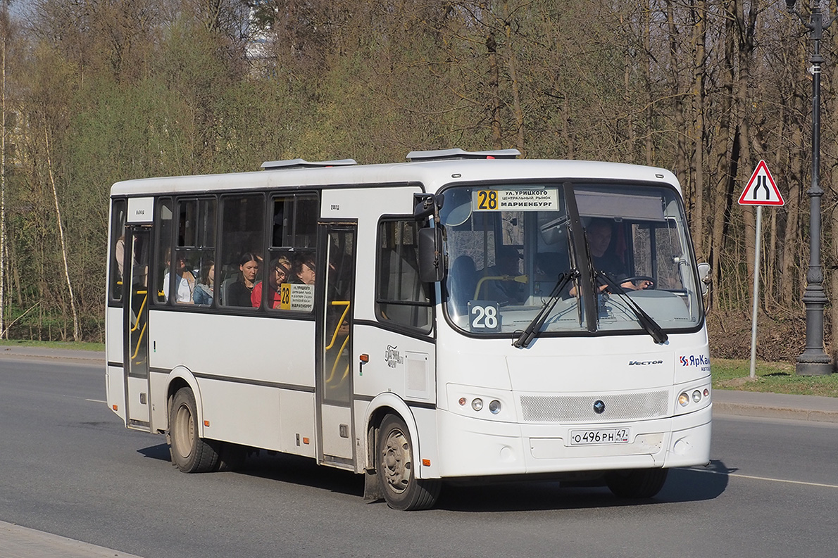 Ленинградская область, ПАЗ-320412-05 "Вектор" № О 496 РН 47