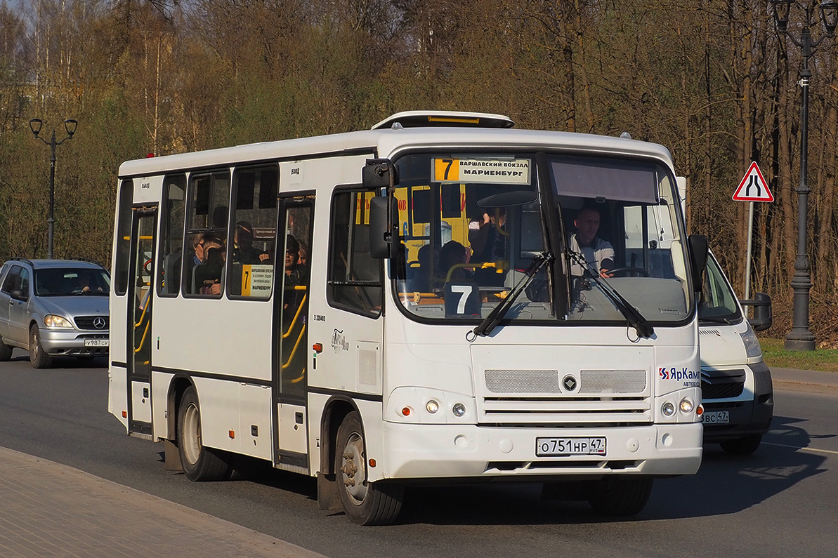 Ленинградская область, ПАЗ-320402-05 № О 751 НР 47