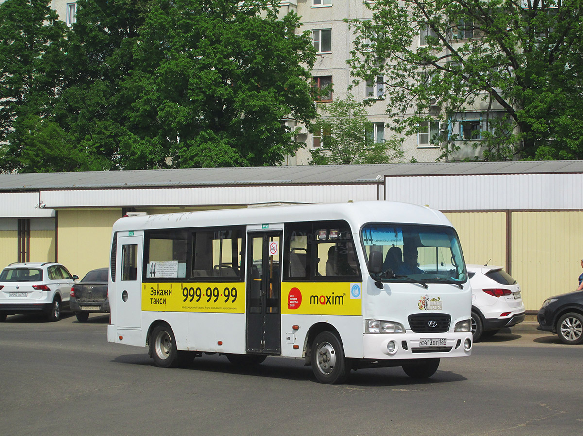 Kraj Krasnodarski, Hyundai County LWB C09 (TagAZ) Nr С 413 ЕТ 123