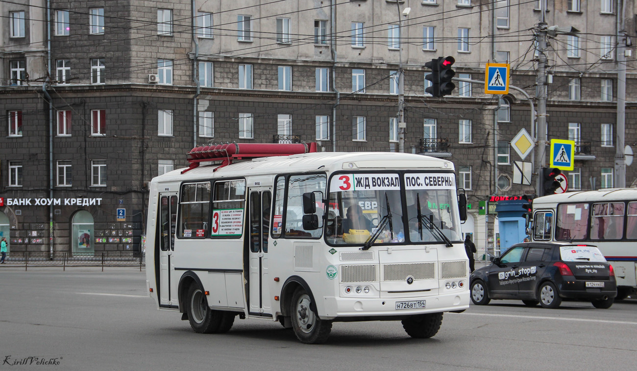 Новосибирская область, ПАЗ-32054 № Н 726 ВТ 154