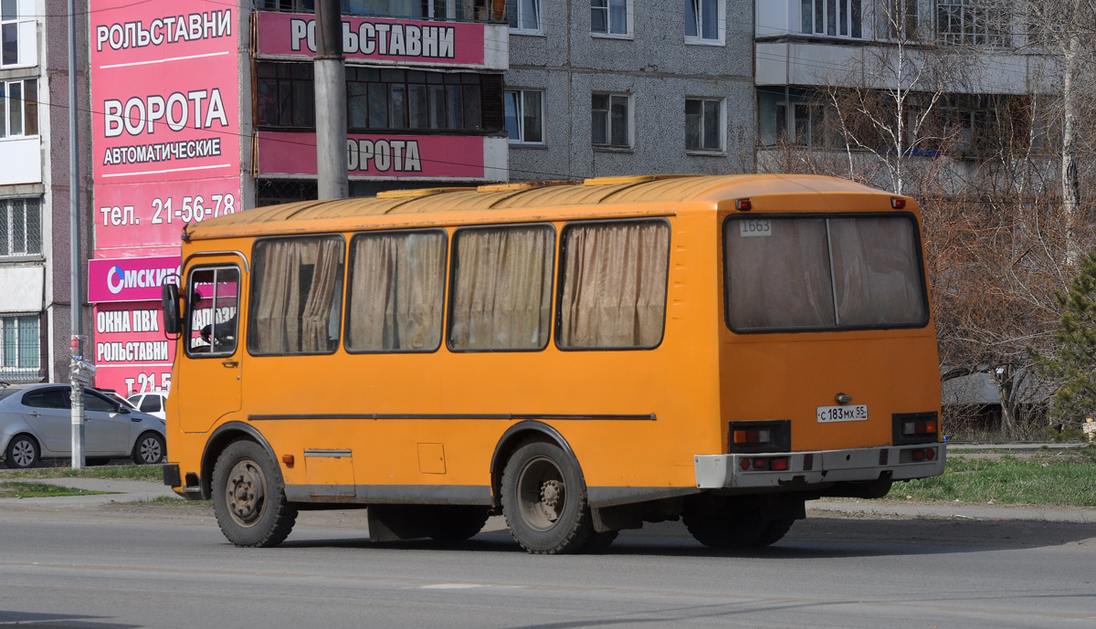 Омская область, ПАЗ-32053 № С 183 МХ 55