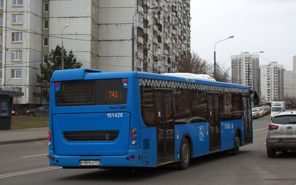 Москва, ЛиАЗ-5292.65 № 151426