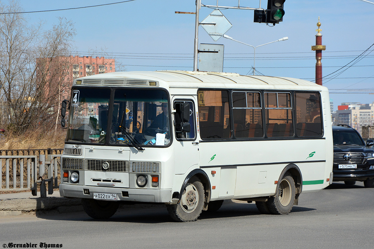 Саха (Якутия), ПАЗ-32054 № А 022 ЕХ 14