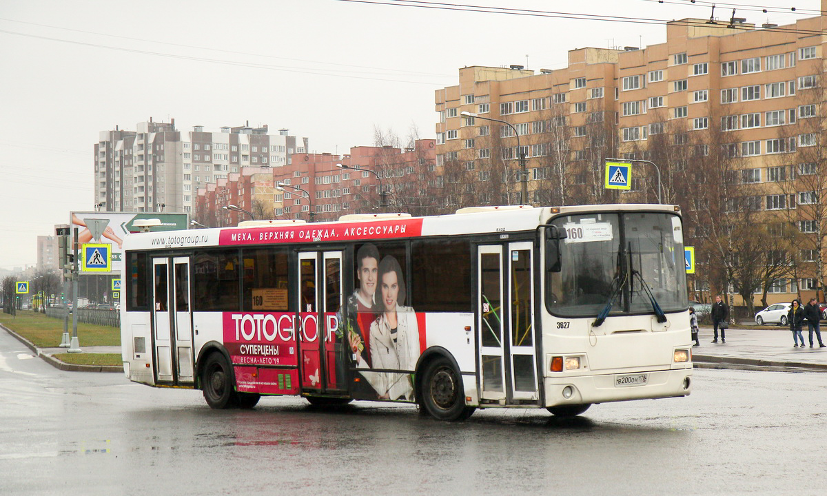 Санкт-Петербург, ЛиАЗ-5293.60 № 3627