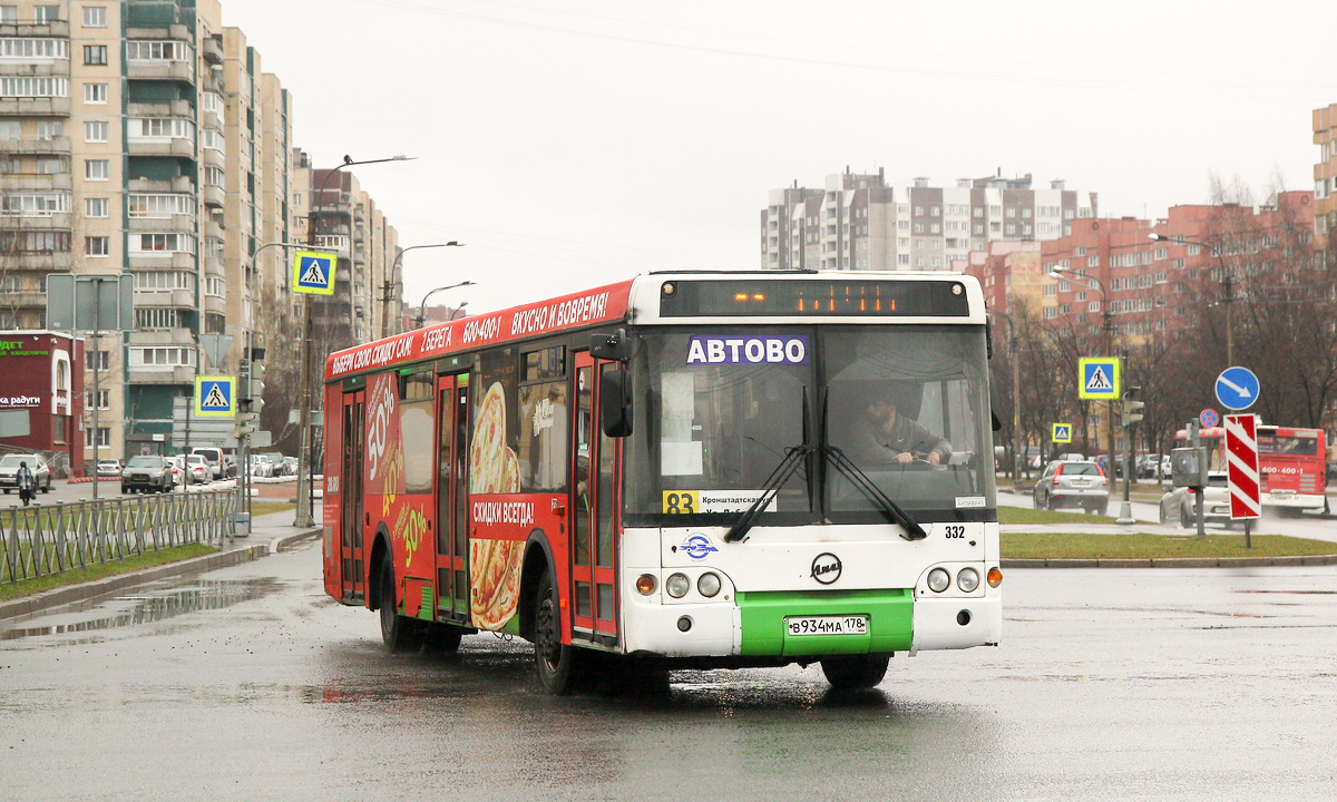 Санкт-Петербург, ЛиАЗ-5292.20 № 332