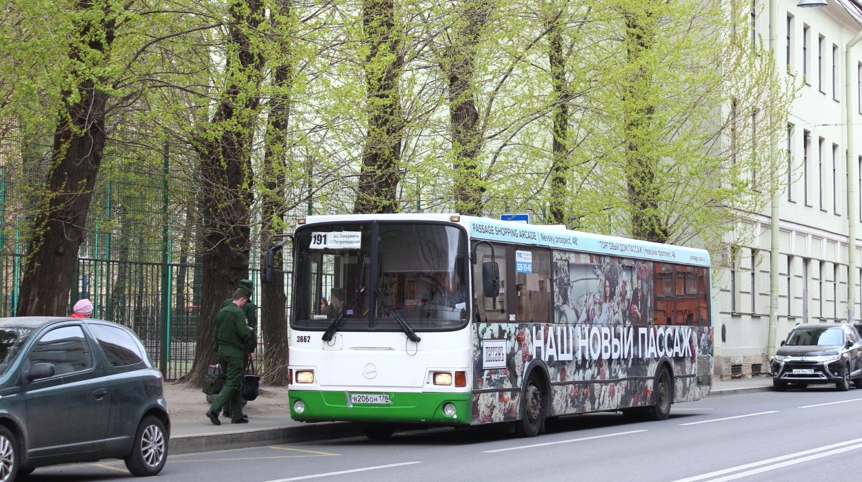 Sankt Petersburg, LiAZ-5293.60 Nr 3662